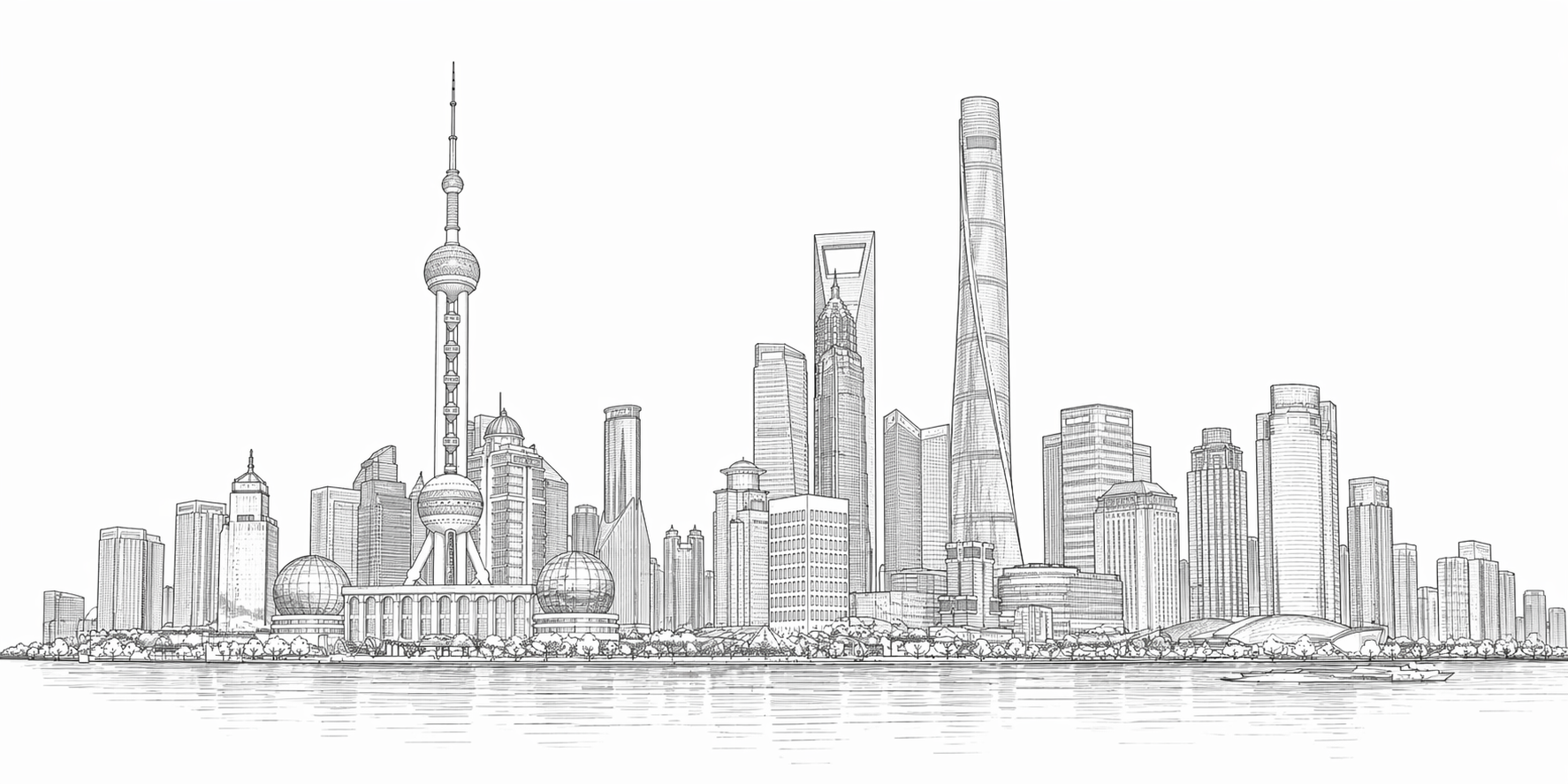 上海城市天际线